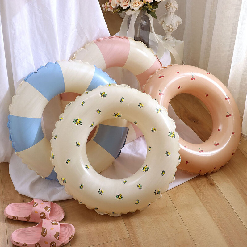 Ciambella piscina galleggiante anello addensato tubo di nuoto gonfiabile bambini che galleggiano all'aperto cerchio spiaggia giocattoli d'acqua