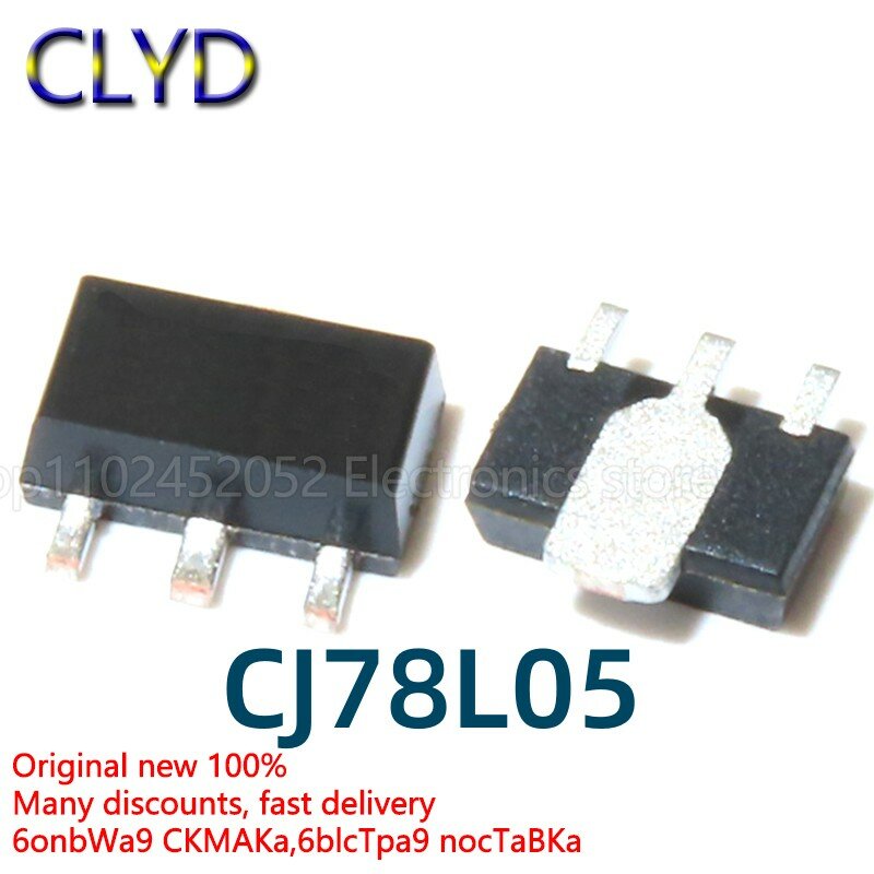 1PCS/LOT New and Original CJ78L05 78L05 SOT-89 chip three-terminal voltage regulator