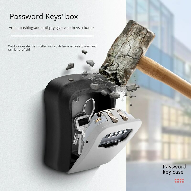 卸売パスワードキーボックス装飾セキュリティロックビューアーキーロッカー