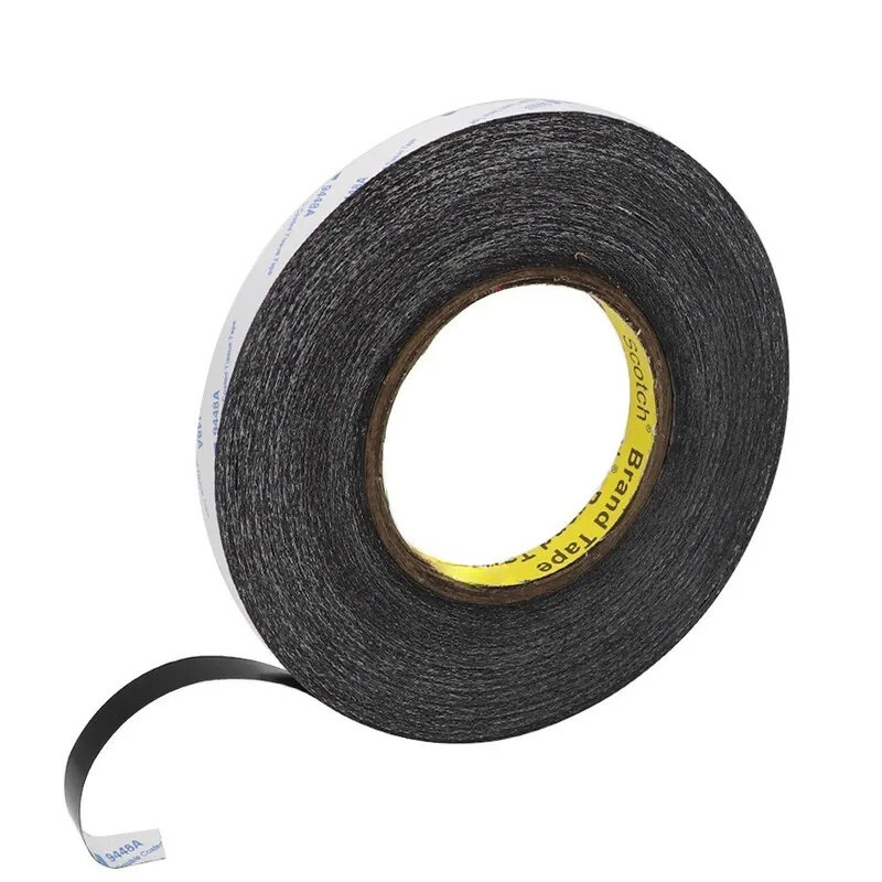 50meters Mobile Phone Repair Double Side Tape Black Sticker Double Side Adhesive Tape Fix for Cellphone Touch Screen LCD