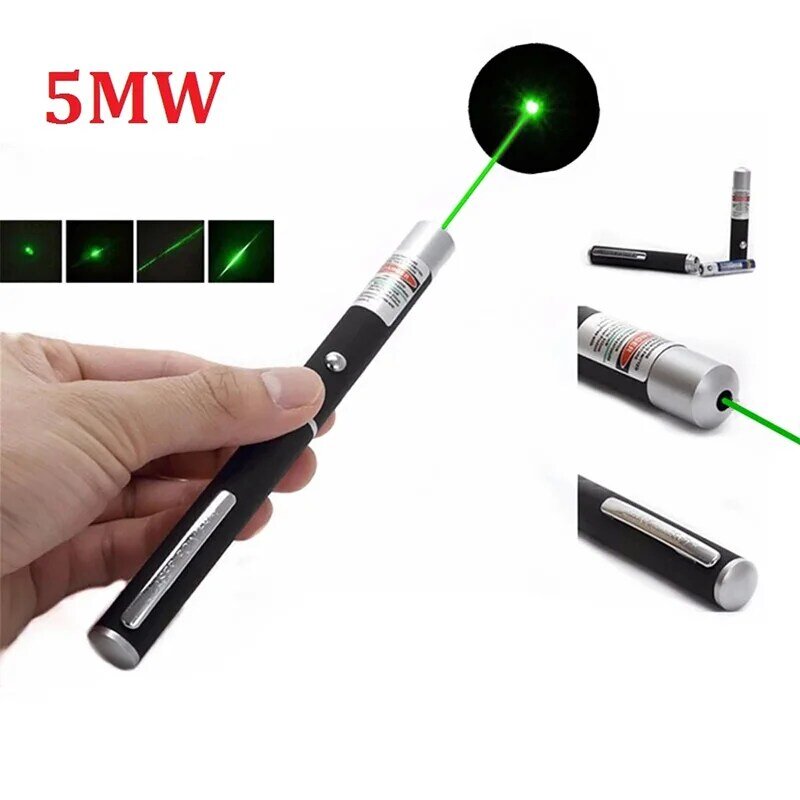 Puntatore Laser di alta qualità rosso verde viola puntatore Laser a tre colori proiezione insegnamento penna dimostrativa ottica da caccia