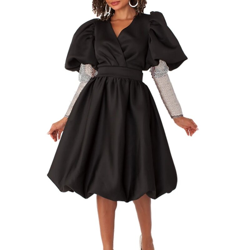 Платье женское в африканском стиле, Элегантное макси-платье, осень-весна 2024