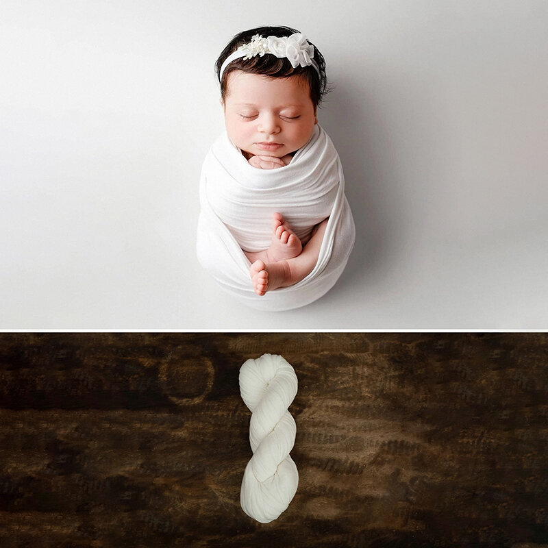 Neugeborene Fotografie Requisiten Wraps Stretch Decke Geschenk Outfit Studio Shooting Foto Requisiten Zubehör für Kleinkinder Jungen Mädchen