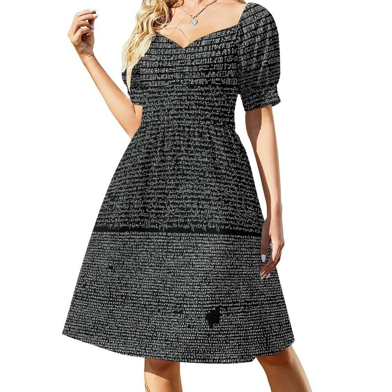 Vestido Rosetta Stone para mulheres, roupas elegantes do verão, venda
