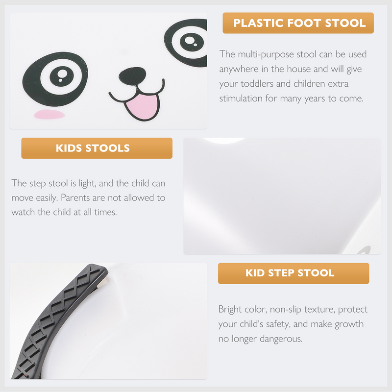Gadpiparty-Toddler Foot Stool para Crianças, Potty Plástico, Antiderrapante, Banheiro e Cozinha