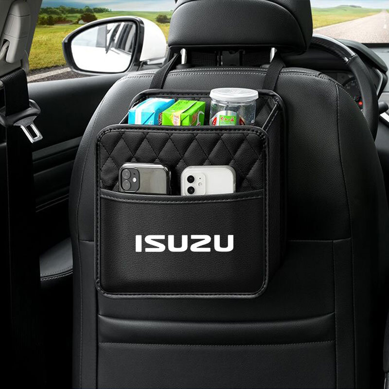 Задняя деталь автомобиля для Isuzu сумка для хранения на спинку сиденья D MAX Dmax I II PANTHER ASCENDER 4X4 WFR VAN NFR ATV TROOPER автомобильные аксессуары