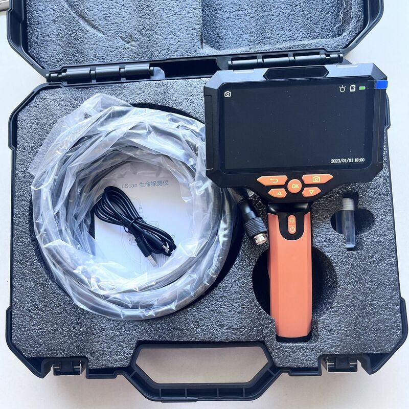 Detektor życia Lscan-V1 Instrument ratowniczy do wyszukiwania wideo na podczerwień domofon Audio-głos wideo ratunkowy 5m 2 miliony pikseli