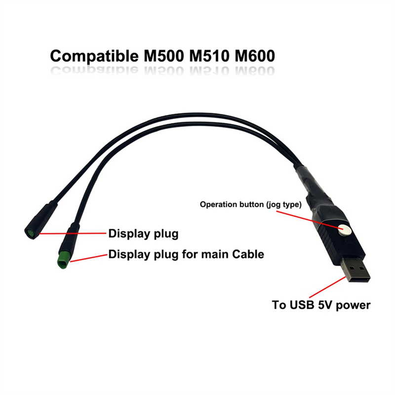 Voor Bafang Programmering Kabel Snelheidslimiet Release Wieldiameter Instelling M400 M600 M510 Alle Kan Protocol Dedicated Lijn