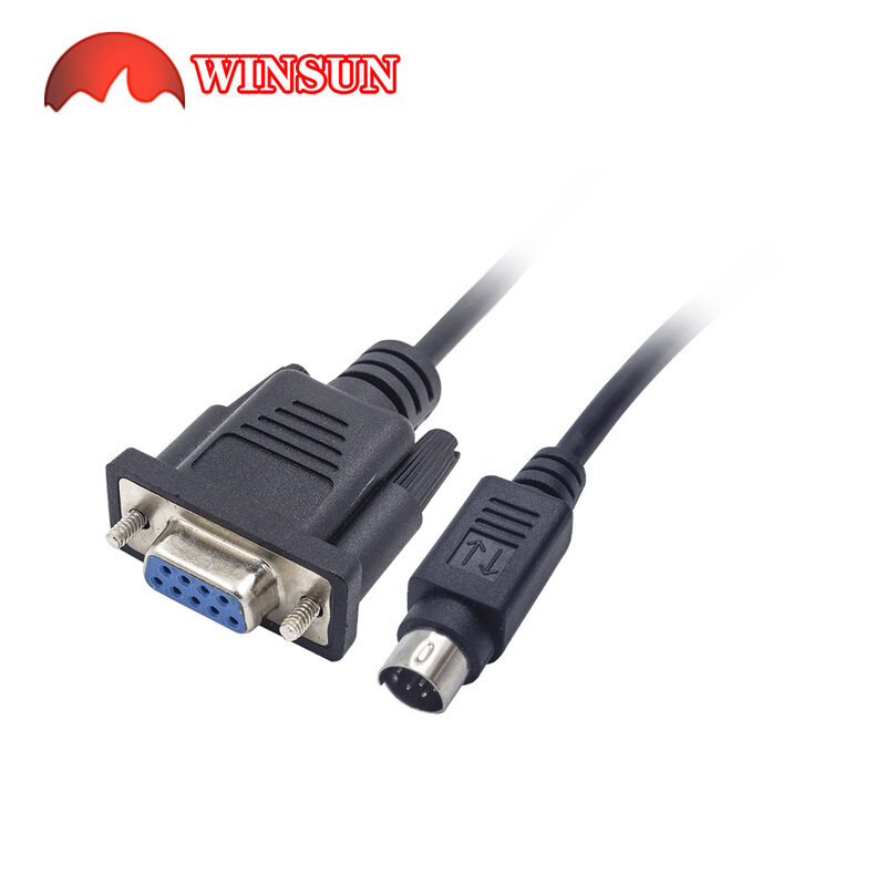 Программируемый кабель для Mitsubishi FX3U Series FX PLC с разъемом RS232 на 8 pin Samkoon HMI