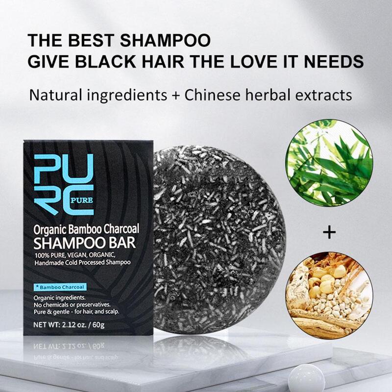 All In 1 Bamboo Charcoal Soap Refreshing Oil Control Hair Dark Deep 1pc Nourishing Clean Body Skin Brightening Soap Exfolia J4V5