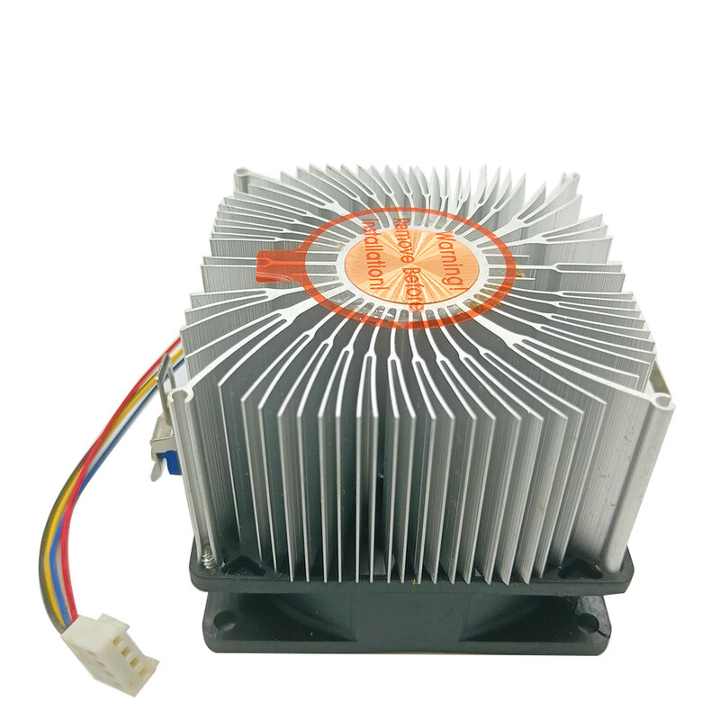 20W 50W 100W High Power Led Light 80*83*65mm Aluminium Heat Sink Cooling Fan