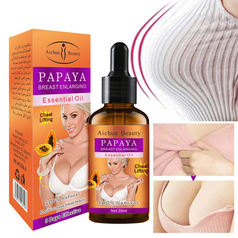 Breast Enhancement Oil Breast Enlargement Anti-Relaxation Anti-Sagging Moisturizing Firm Lifting Whitening Deep Nourishment 30ml