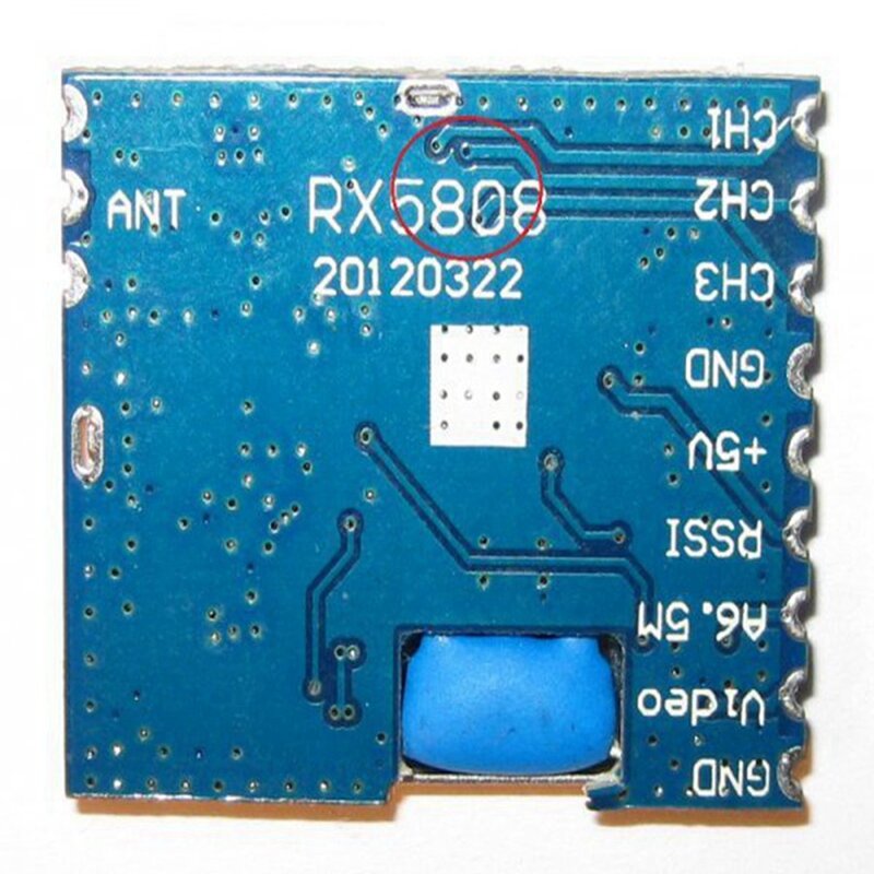 3X 5.8Ghz RX5808 -90Dbm AV FM Wireless Audio Video Receiver Module