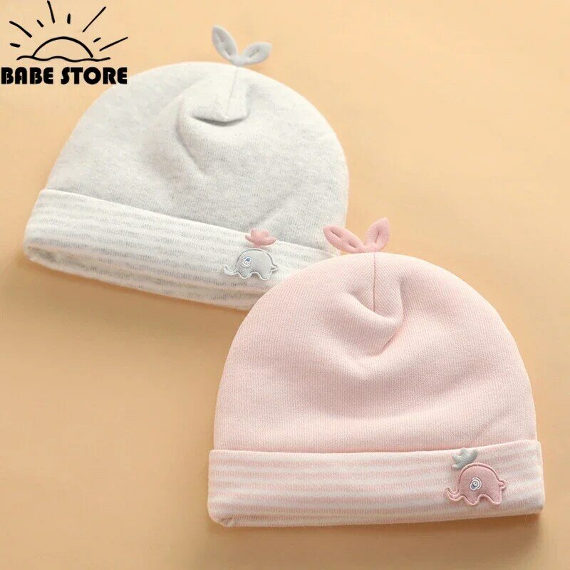 0-6 mesi cappelli per bambini berretto neonato inverno caldo cotone più spesso morbido berretto elastico per ragazze ragazzi accessori per cofano infantile
