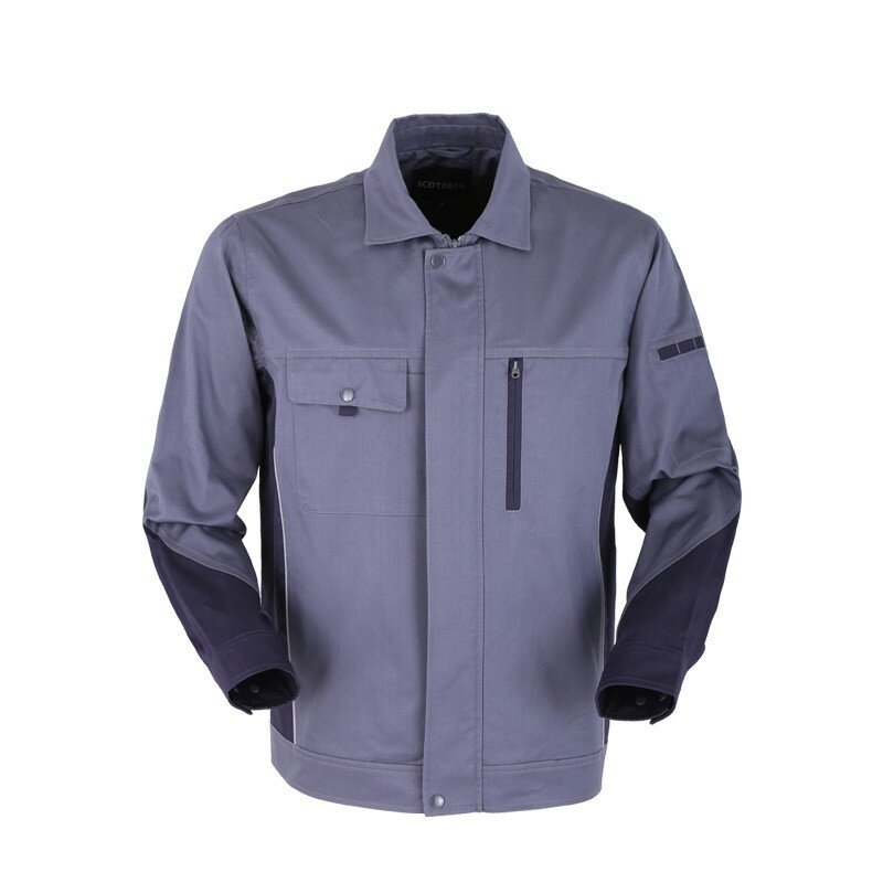 Chemise de mécanicien avec logo personnalisé, ensembles de vêtements de travail, veste et pantalon, manches longues, uniformes de travail antistatiques ESD