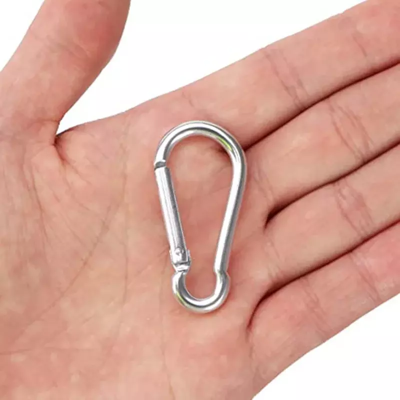 5/10/20pcs Mini Alloy Spring Carabiner Snap Hook Carabiner Clip Keychain Outdoor Camping Climbing Hiking D-ring Buckle Keychain