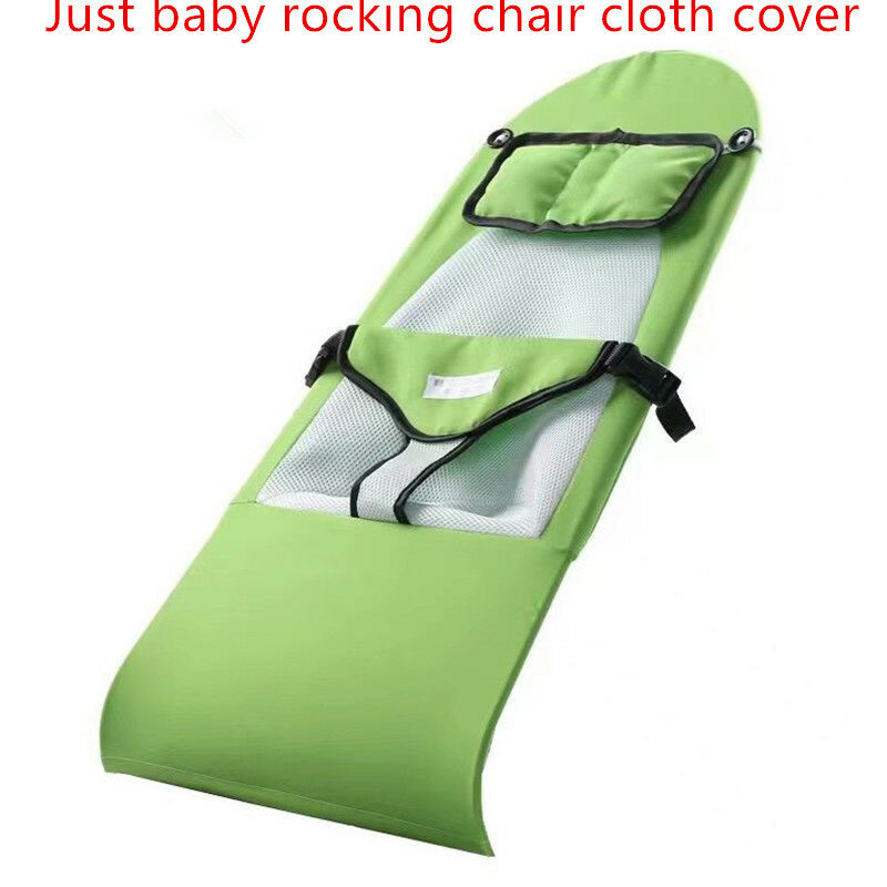 Wysokiej jakości bujany fotelik dla dzieci pokrowiec z materiału oddychający fotel bujany akcesoria zamienne bez wspornika zapasowy pokrowiec z materiału