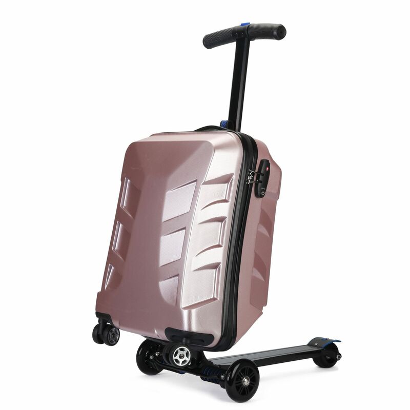 Caja de monopatín para niños, carrito de viaje para estudiantes, equipaje para montar, equipaje de negocios, XSD