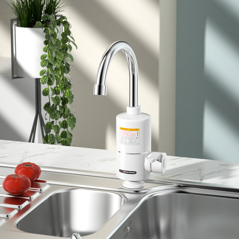 Peralatan dapur elektrik, tampilan Digital instan, dapur dan kamar mandi, keran pemanas cepat RX-004
