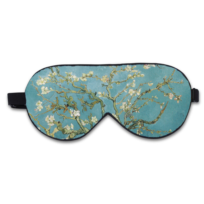 100% Natural Mulberrry Silk Sleep Mask For Sleeping Eye Cover Travel Relax 100% Pure Silk World famous paitings