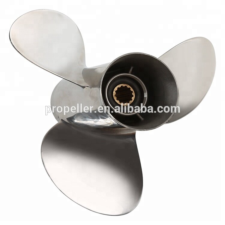 Stainless Steel Boat Outboard Propeller For Yama Engine 40-50HP