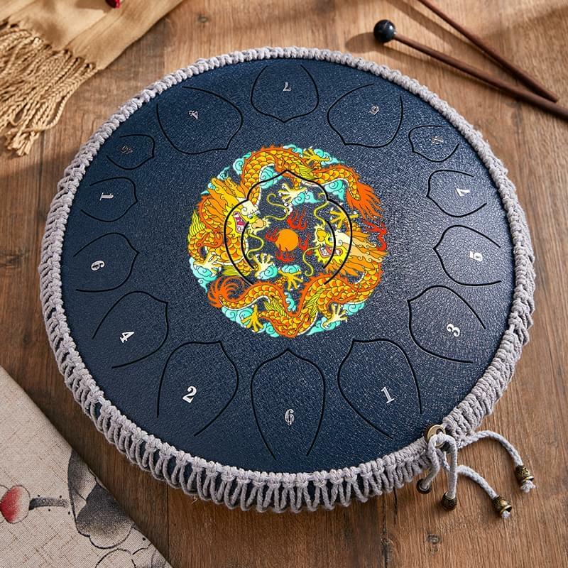 lotus other musical instrument 14 inch 15 notes tongue drum 15keys C tune steel tongue drum drop shipping