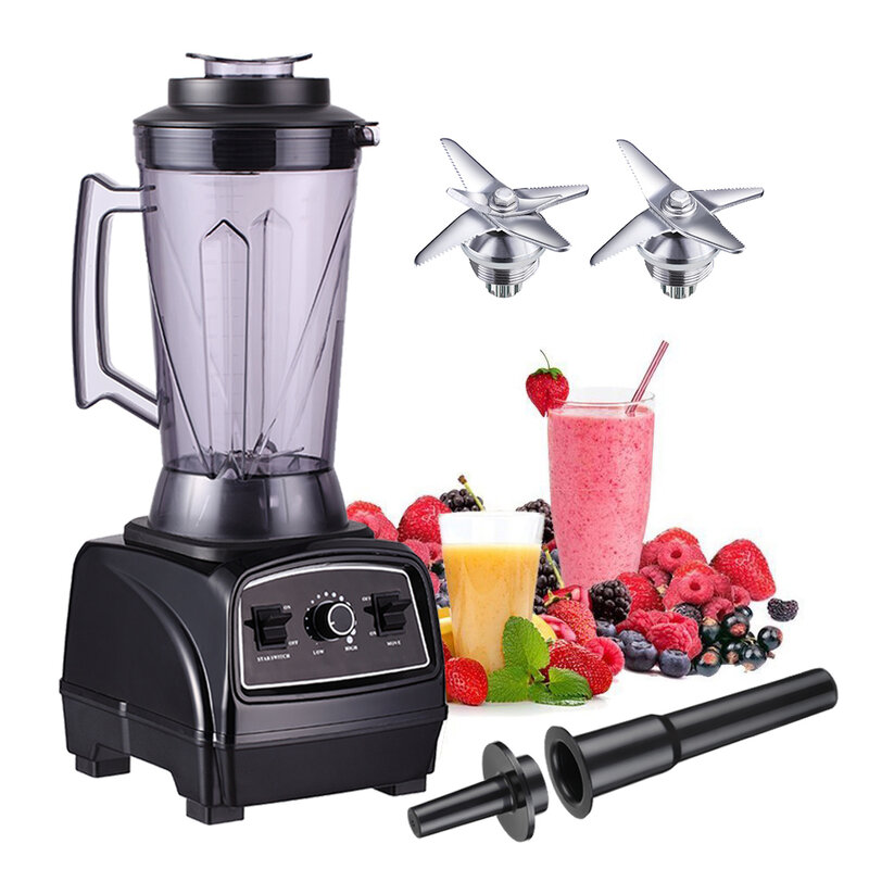 Home Appliances Kitchen Heavy Duty Mixer Grinder Smoothie Maker Electric Fruit Juicer Fufu Meat Food Processor Blender