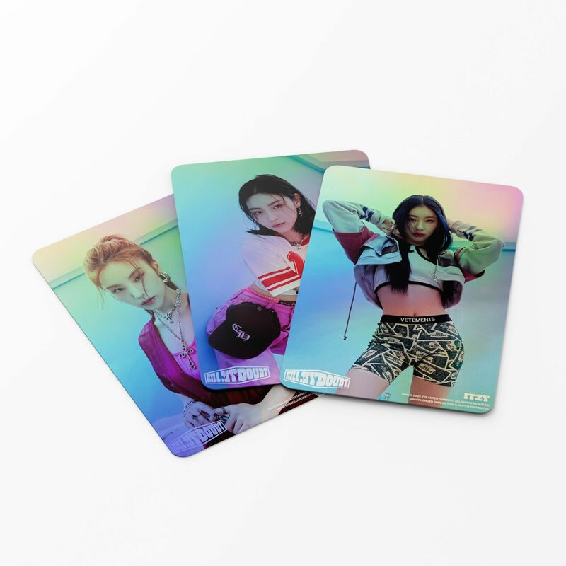 ITZY-tarjetas fotográficas Kpop KILL MY Dodge para niñas, álbum de GI-DLE, tarjetas Lomo, tarjetas postales para Fans, colección de regalo, 55 unids/set