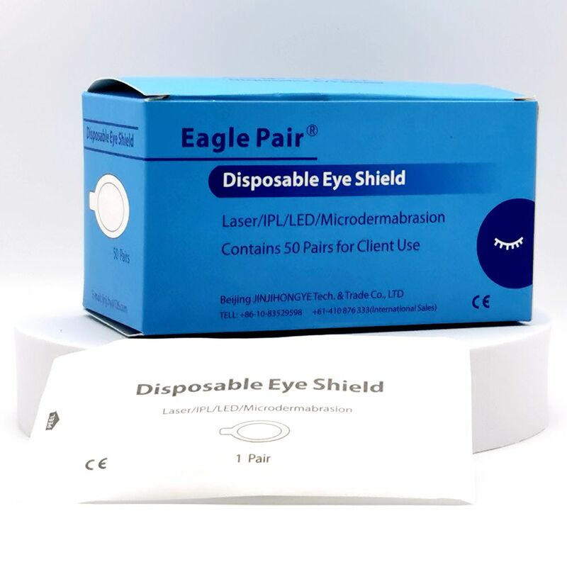 Disposable Eye Shield สำหรับความงามเกสต์ Pelindung Mata 190nm-11000nm OD7 + Eyepatch