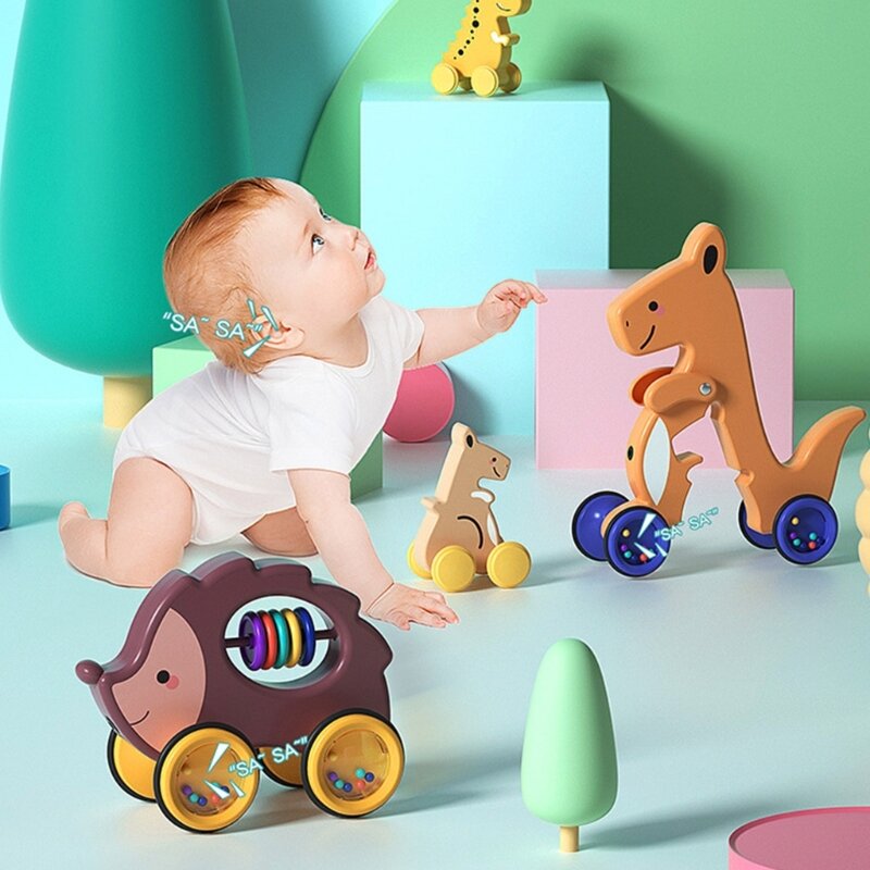 Interest Training Dragging Rope Drag Cartoon Toy Safe Toddler Creative Non-slip Pull Line Parent-child Interactive Gift