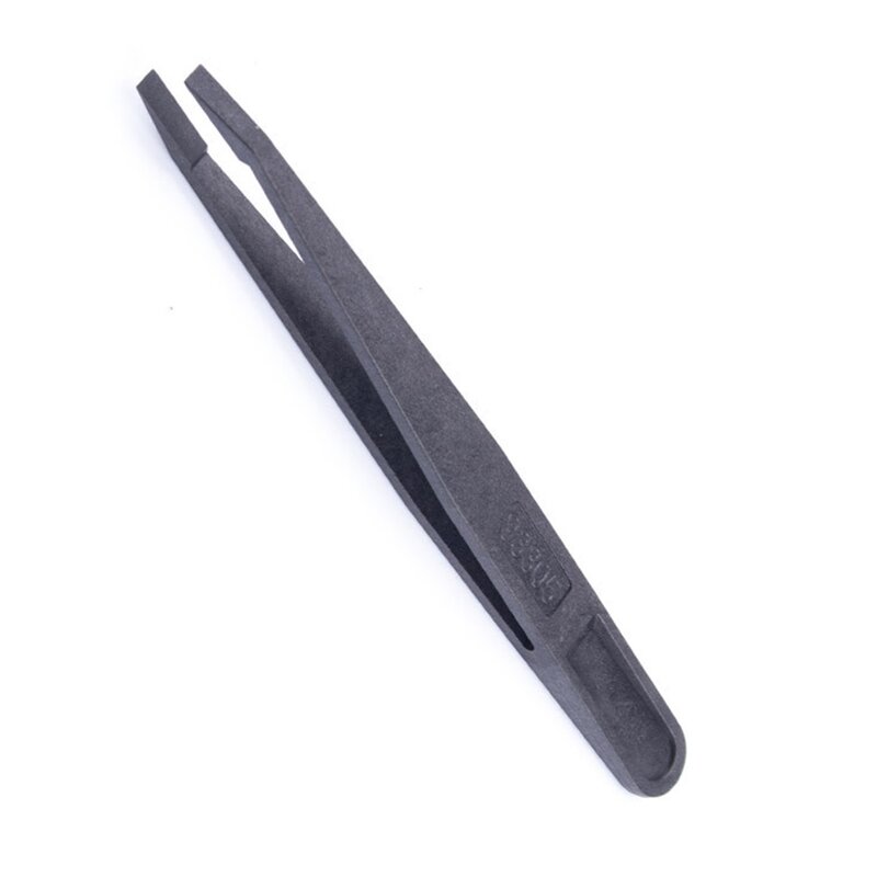 1 pz pinzette in fibra di carbonio pinzette antistatiche di precisione 120mm per la manutenzione riparazione industriale strumento manuale di lavoro domestico