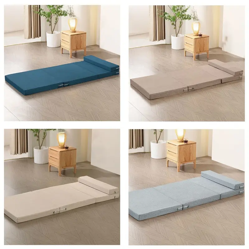 Portable Single Memory Foam Folding Colchões, Tatami preguiçoso macio, Tapete de ioga para dormir no chão, Trabalhadores de escritório, Almoço
