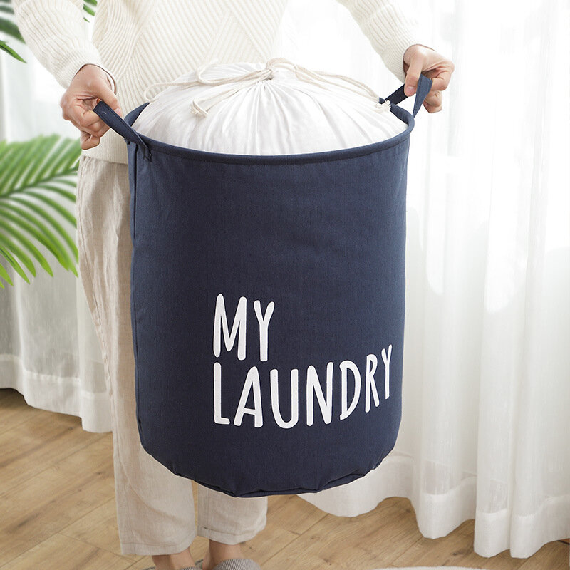 Bolsa organizadora de ropa sucia, cesto impermeable con tapa, cesta para ropa sucia, colcha, accesorios de baño para el hogar