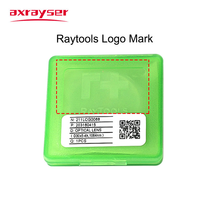 Raytools 레이저 보호 윈도우 렌즈, 섬유 절단기 부품용, 광학 보호 융합 실리카, 27.9x4.1, 37x7