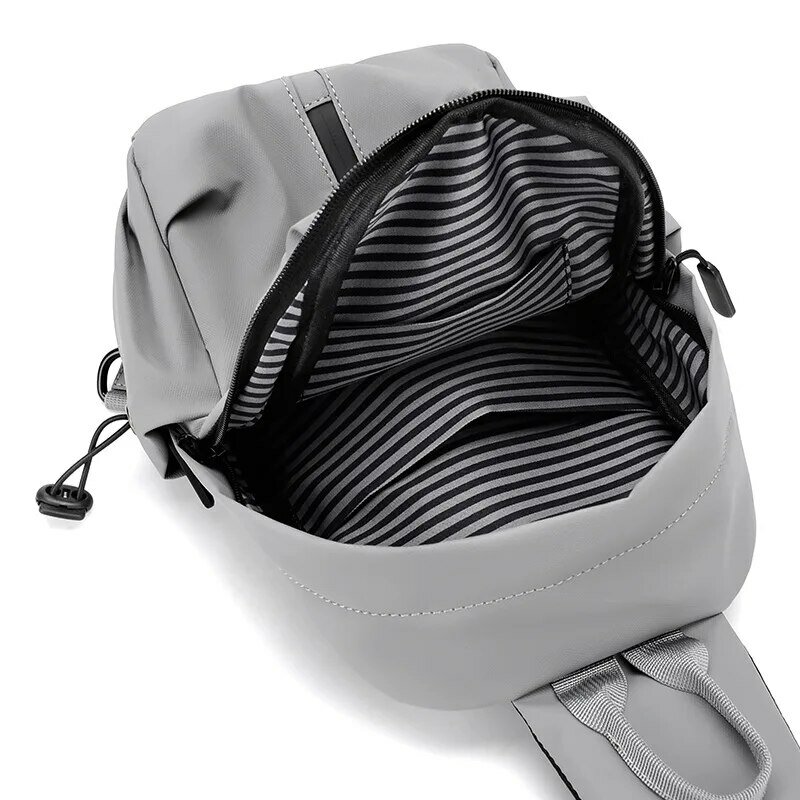 Nuova borsa a tracolla diagonale da uomo borsa a tracolla moda Casual zaino multifunzionale