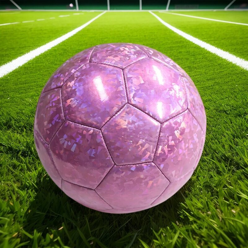 Balón de fútbol de PVC cosido a máquina para niños, balones de fútbol de partido de todos los niveles de habilidad, impermeable, tamaño 5, deportes al aire libre