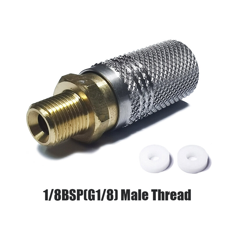 Erweiterte Luft hpa Soft Charging Schnell wechsel adapter buchse 1/8bspp (g1/8) 8mm männliches Nippel zubehör