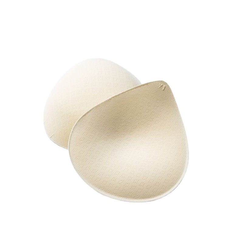 2 Stuks Dikke Latex Beha Pads Push Up Breast Enhancer Removeable Bra Padding Inserts Cups Voor Badpak Bikini Padding