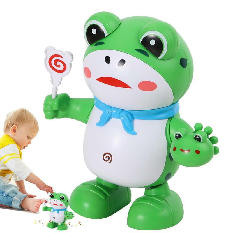 Электрическая игрушка-лягушка, многофункциональная Интерактивная электрическая танцевальная музыкальная игрушка, обучающие и развивающие игрушки для детей, танцевальная лягушка