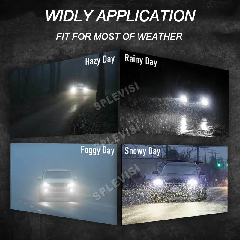 led light for Car Headlight High/Low Beam Fog Light Bulbs Kit 12V White For Ford Taurus 2000-2007 2001 2002 2003 2004 2005 2006