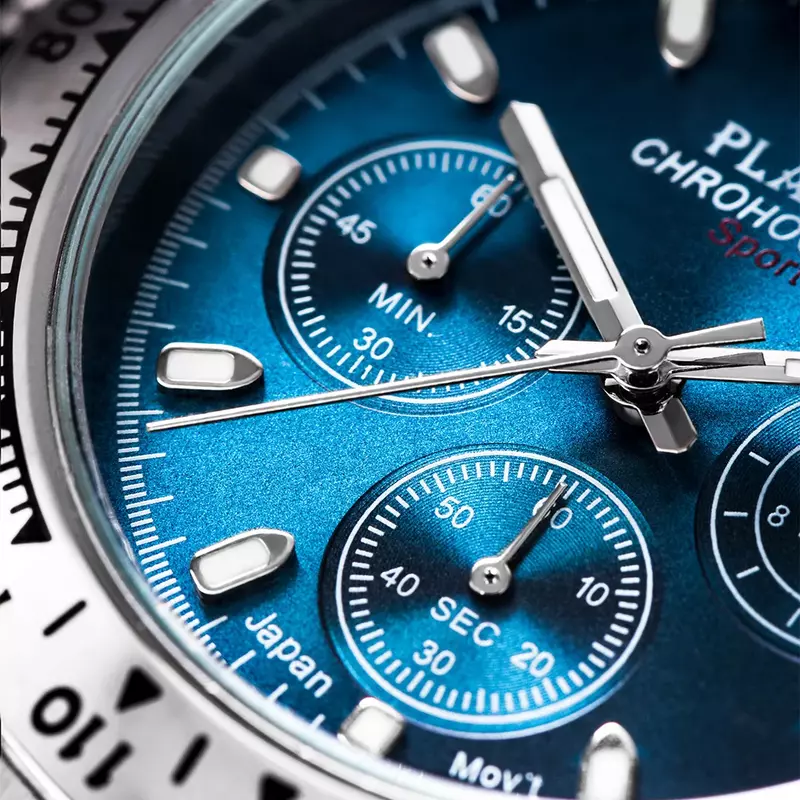 Luxury นาฬิกาผู้ชายสแตนเลสบุรุษนาฬิกาควอตซ์ Chronograph นาฬิกากีฬาธุรกิจ Luminous Dive นาฬิกา Dropshipping