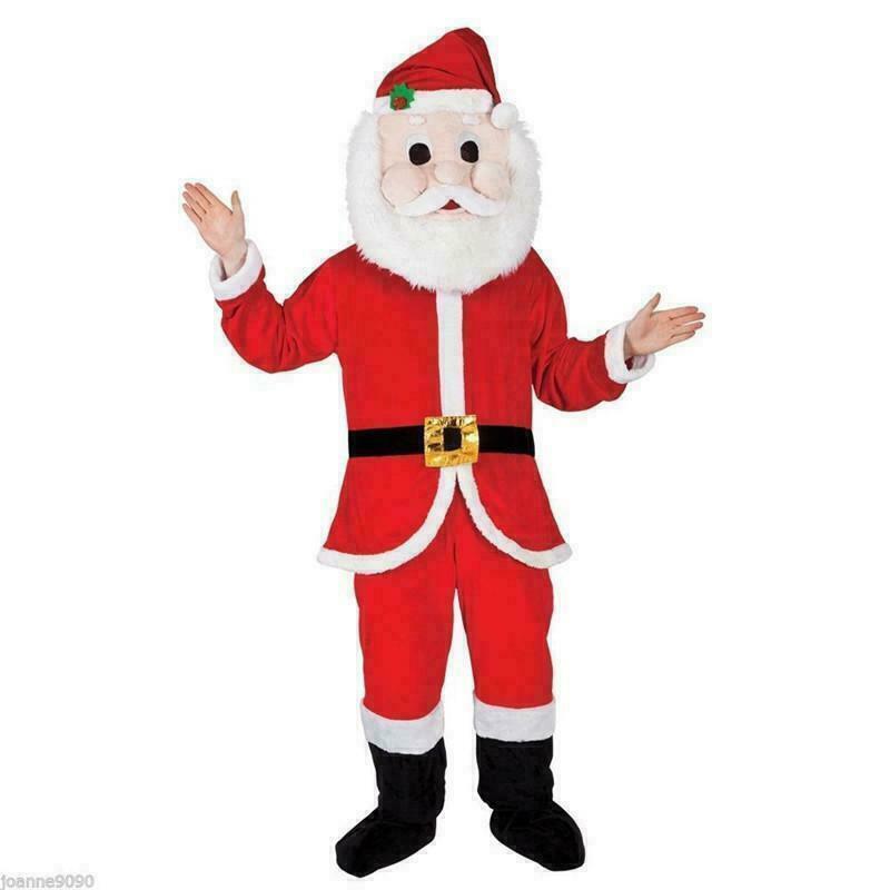 Novo adulto venda quente costume Papai Noel mascote traje