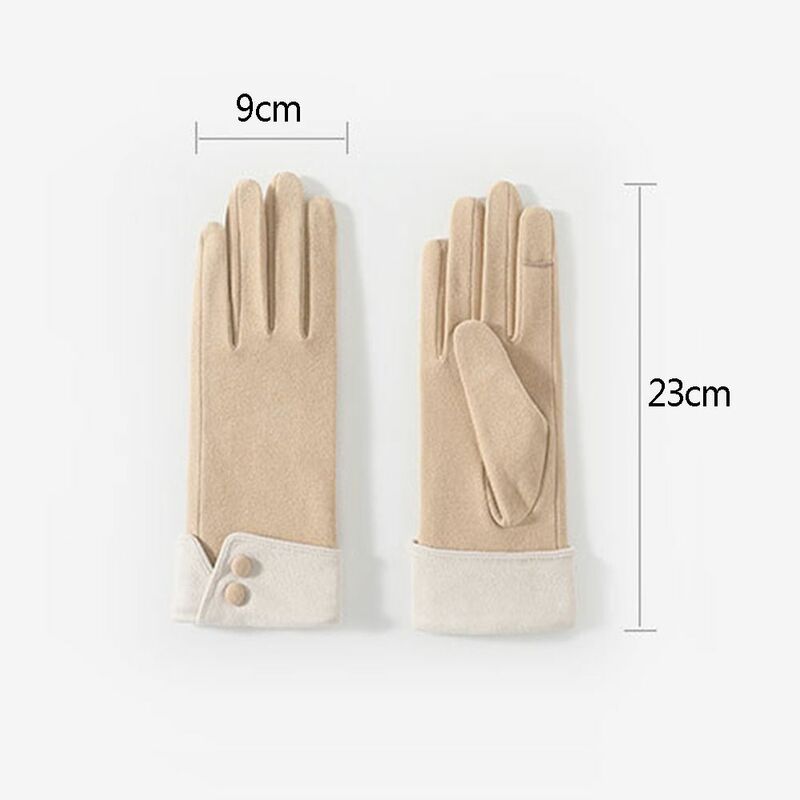 Теплые немецкие бархатные уличные спортивные Нескользящие женские перчатки с закрытыми пальцами перчатки для верховой езды теплые варежки