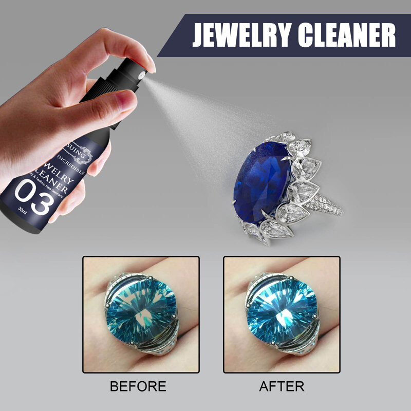 Jewelry Cleaner Solution Deep Clean Rust And Ash Removal Headwear Cleaner Liquid for Gold Silver H9