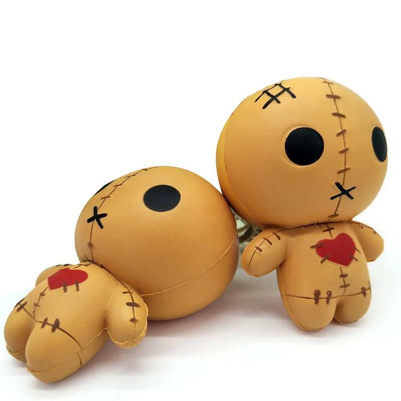 Mainan mewah antistres boneka Remas horor beraroma penghilang stres mainan naik lambat untuk anak-anak mainan ventilasi stres