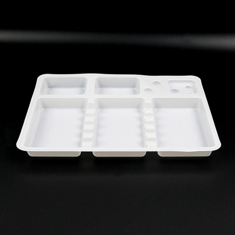 1Pcs Dental Disposable Instrument Tray Plastic Surgical Instrument Tray Box Segregated Placed Small And Large Dental Consumable