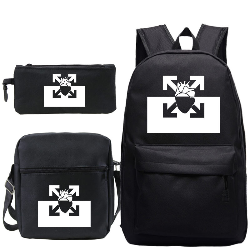 PNL plecak chłopięcy dziewczęcy tornister 3 sztuk/zestaw plecak męski Mochila kobiety na co dzień plecak uczeń z powrotem do szkoła prezent plecak na laptopa