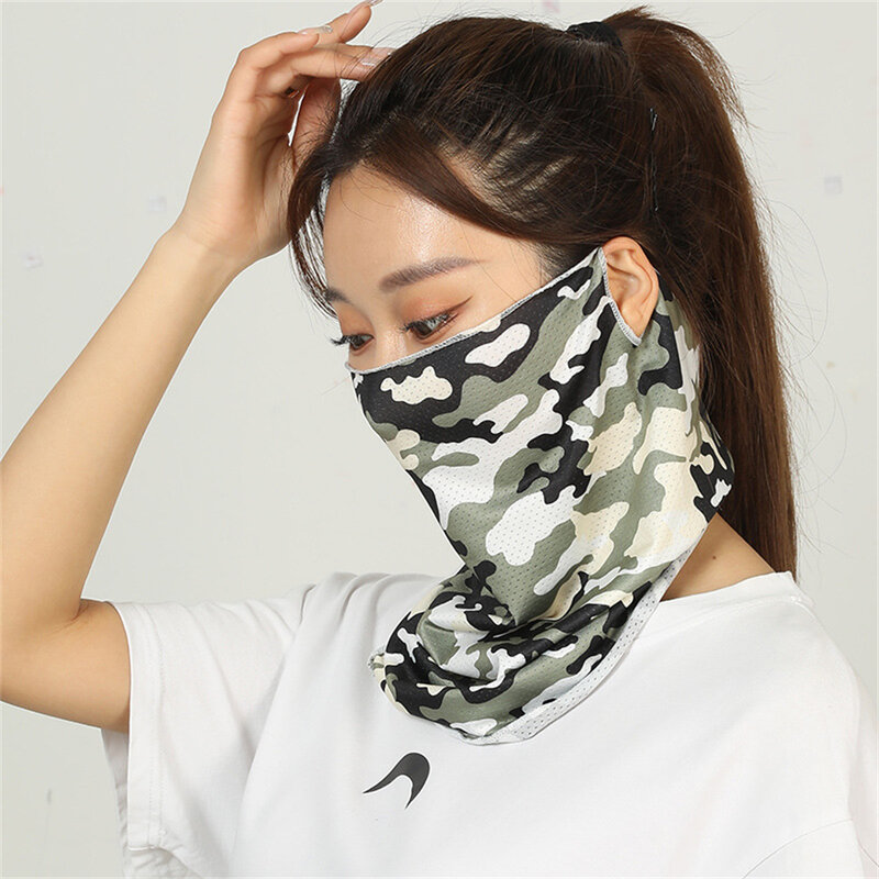 Outdoor Sunscreen Fabric Lightweight Skin-friendly Comfortable Close To The Skin Cycling Equipment Mask Not Stuffy Breathable