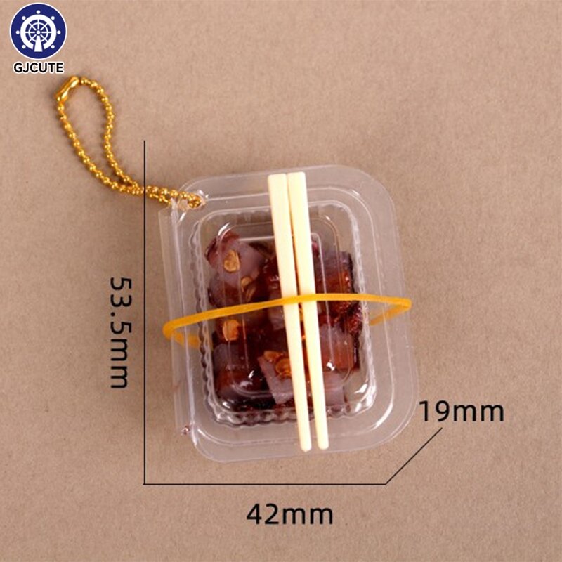 Miniature Simulation Takeaway Toy Dollhouse Disposable Fast Food Box Mini Lunch Boxes Doll House Decor Accessories Model