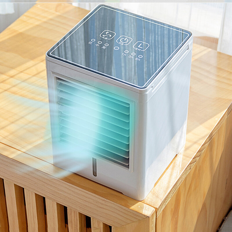 Mini ventilatore estivo usb mini air cooler condizionatore d'aria portatile umidificazione dell'aria ventilatore elettrico da tavolo